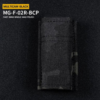 FAST Type 9mm Magazine Pouch - MC Black-Wosport-