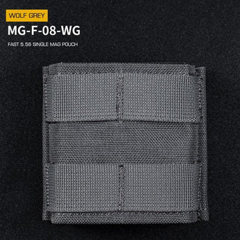 Tasca portacaricatori Wosport FAST Single 5.56 Short — Grey-Wosport-