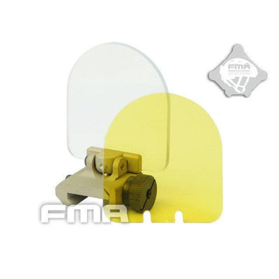 Flip up covers for scopes and red light - TAN-FMA-