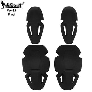 Ginocchiere e gomitiere Wosport G4 Set — Nero-Wosport-
