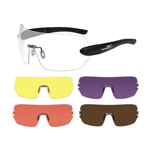 Goggles DETECTION clear/yellow/orange/purple/copper-MATTE BLACK-WILEY X-