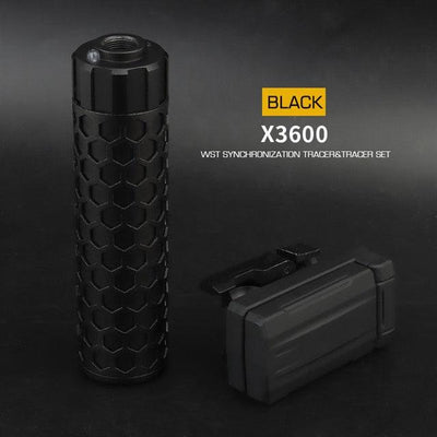 Tracer e cronografo Wosport Lighter X3600 — Black-Wosport-