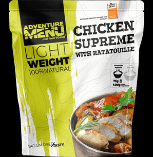 Razione Adventure Menu Chicken Supreme with Ratatouille 400 g-Adventure Menu-
