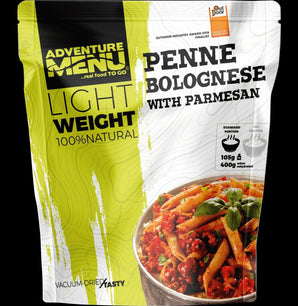 Razione Adventure Menu Penne Bolognese con Parmigiano 400 g-Adventure Menu-