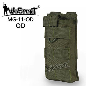 Tasca portacaricatori Wosport Open Single M4 MOLLE — Verde OD-Wosport-