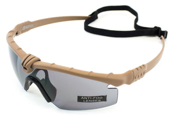 Occhiali balistici Nuprol Battle Pro's — Tan / Fumé-Nuprol-
