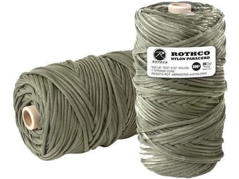 Nylon Paracord cord on reel 100 cm x 4 mm, OD-ROTHCO-