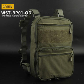 Tactical backpack WST Flat Pack - Green-Wosport-