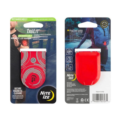 TagLit(TM) Rechargeable Magnetic LED Marker - red-NITE IZE-