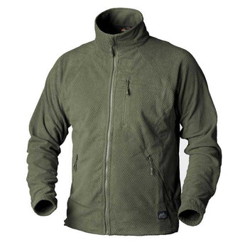Thermo fleece sweatshirt ALPHA TACTICAL Olive Green-HELIKON-S-