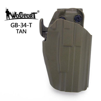 Fondina Wosport GB34 Sub-Compact per cintura — Tan-Wosport-