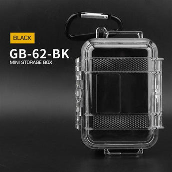 WST Mini Storage box with drawstring 14,5 x 10 x 5 cm - Black-Wosport-