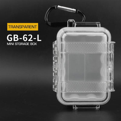 Contenitore rigido Wosport Mini Storage Box con laccio — Trasparente-Wosport-
