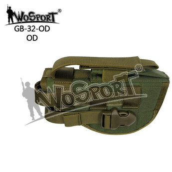 WST Universal holster with magazine pouch - Olive Green-Wosport-