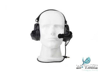 Z Tactical COM 2 Headset ( Mil. Standard Plug ) - Black-Z-Tactical-