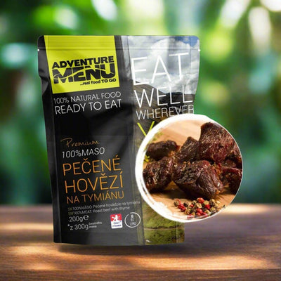 100procent MEAT Roasted beef on thyme-Adventure Menu-