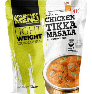 Razione Adventure Menu Chicken Tikka Masala con riso basmati 400 g-Adventure Menu-