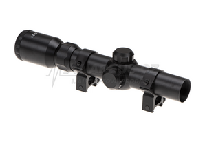 1-4x24 Tactical Scope, Black-Aim-O-