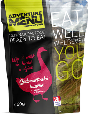 St. Martin's goose with red cabbage and potato dumplings-Adventure Menu-