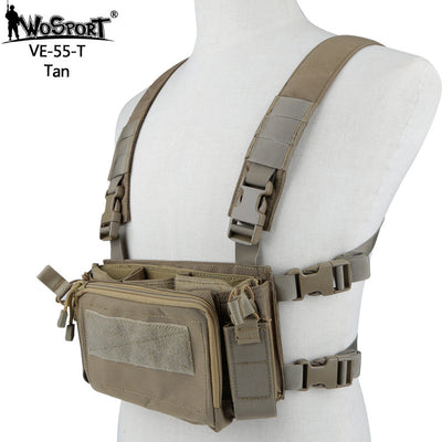 WST Tactical Chest rig D3CRM - TAN-Wosport-