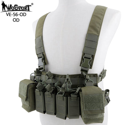 WST Tactical Chest Rig D3CRX - OD-Wosport-