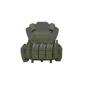 Plate carrier Warrior Assault Systems DCS Elite Ops con tasche AR15 — Verde-Warrior Assault Systems-M-