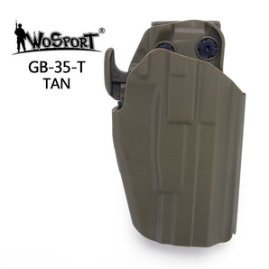 Fondina Wosport GB35 universale da cintura per pistole Full Size — Tan-Wosport-