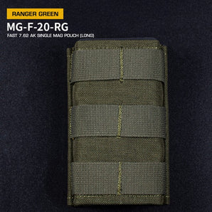 Tasca portacaricatori Wosport FAST AK 7.62 singolo — Ranger Green-Wosport-
