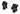 Tri-Side Rail 25.4mm / 30mm Mount Rings - Black Mounts Aim-O