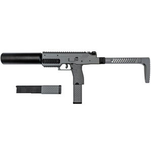 Mitraglietta VORSK VMP-1X GBB con silenziatore — Grigio-VORSK-