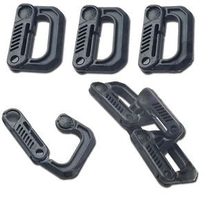 FMA Small Carabiner GRIMLOC FTW, 1 Piece - Black-FMA-