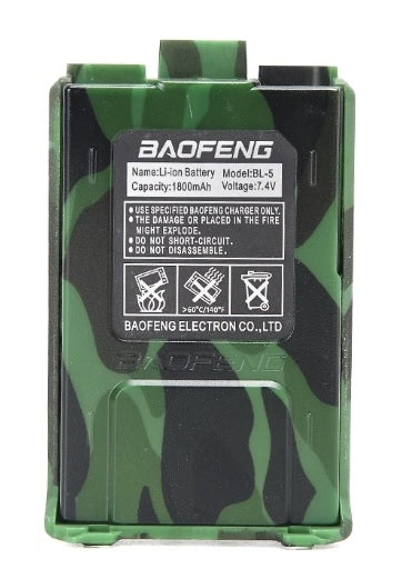 Batteria Baofeng UV-5R Li-Ion 1800 mAh — Camo-BAOFENG-