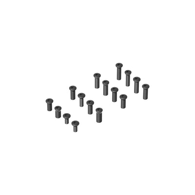 Viti TORX Vector Optics Set Acciaio 5,0 / 5,5 mm 16 pezzi — Nero-Vector Optics-