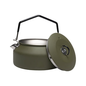 Bollitore Miltec in acciaio inox con coperchio 1000 ml — Verde-Miltec-
