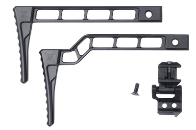 Delta Armory STRIBOG MINIMALIST Folding RIS Stock (2 Pcs) – Black-Delta Armory-