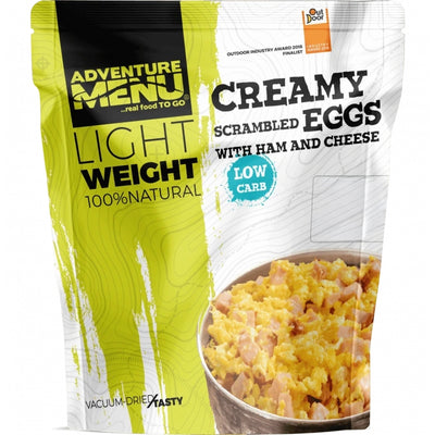 AM Lightweight Creamy Scrambled Eggs with Ham and Cheese (405 g)-Adventure Menu-