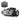 Fondina con torcia Gun Flower Warriorland MA2 800 lm per Glock 17/19 — Nero