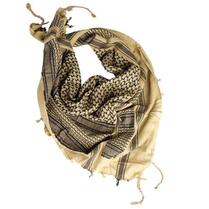 Kefiah Miltec Palestine / Shemagh 110x110 cm — Tan / Black-Miltec-