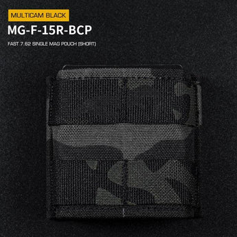 Tasca portacaricatori Wosport FAST Type Single 7.62 Short — MC Black-Wosport-