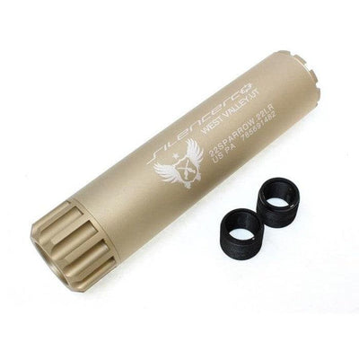 Silenziatore FMA W.A.U Force Silencer 35x145 mm (+14 mm) — Desert-FMA-
