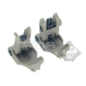 Mire pieghevoli FMA 71L Front & Rear Sight Set — Desert Earth-FMA-