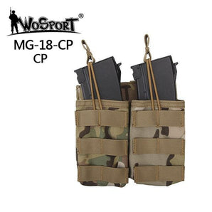Tasca portacaricatori Wosport G36 doppia MOLLE — Multicam-Wosport-