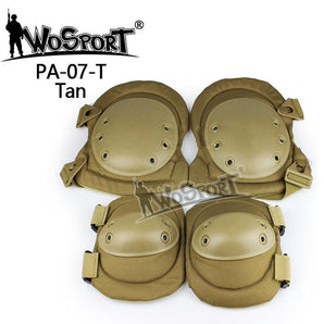 Ginocchiere e gomitiere Wosport Ultra-Safety Protective Gear set — TAN-Wosport-